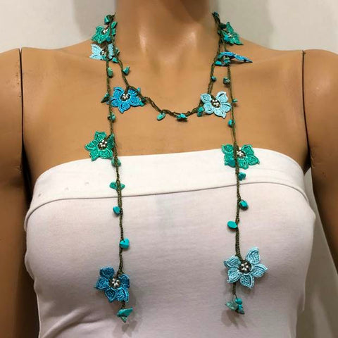 10.17.22 Blue and Green with Turquoise Stones