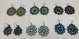 Cappadocia Earrings with Crocheted Bead Flower Oya
