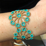 Cappadocia Bracelets with Crocheted Bead Flower Oya