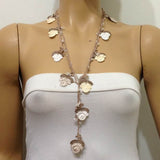 10.10.23 Brown and Cream Rose with Beads